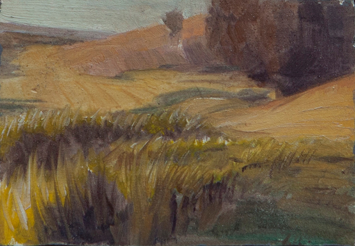 Colour Sketch for Long Timber by Scott  Breton | Lethbridge Gallery